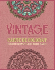 Vintage - carte de colorat