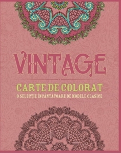 Vintage - carte de colorat